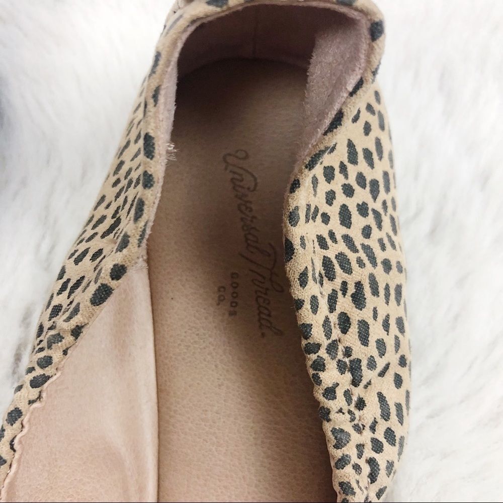 NEW Universal Thread Leopard Blanca Ballet Flats Sz 6.5 - Picture 3 of 6